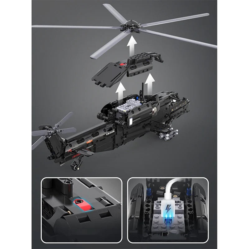 REMOTE CONTROLLED HELICOPTER | 989PCS