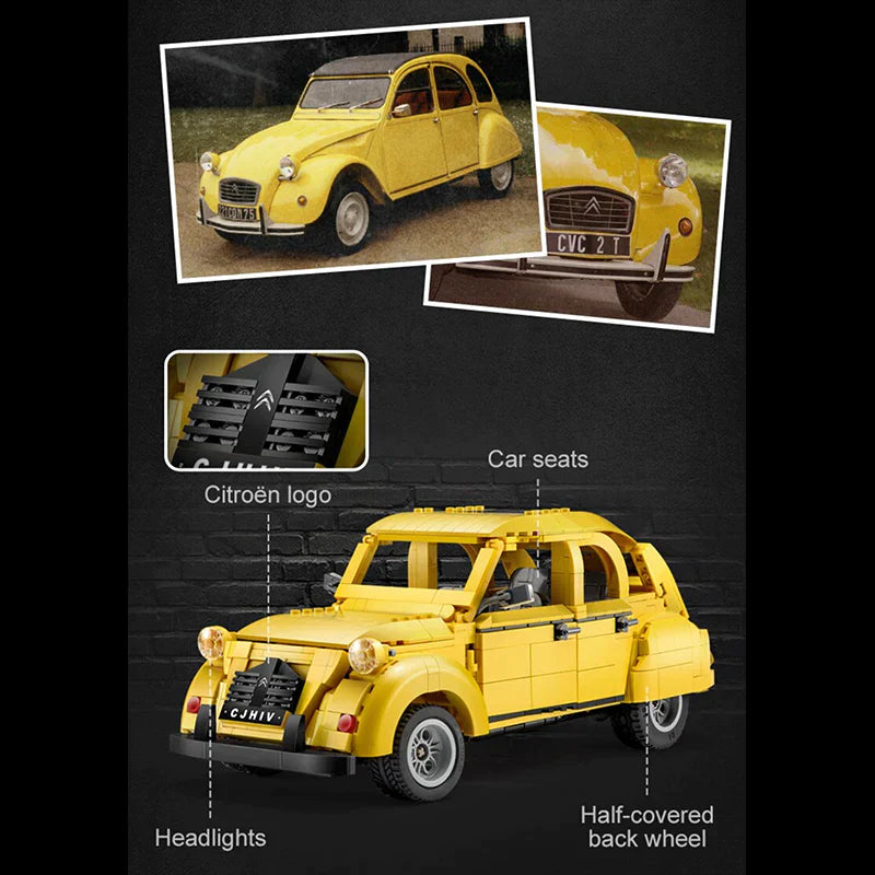 REMOTE CONTROLLED CITROEN 2CV | 1238PCS